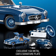 This article contains PDF instructions and detailed information about the 2025 Mattel Brick Shop Mercedes-Benz 300 SL (HWW25).   