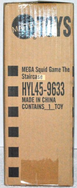 shipping box from the 2025 Mega Squid Game Staircase set