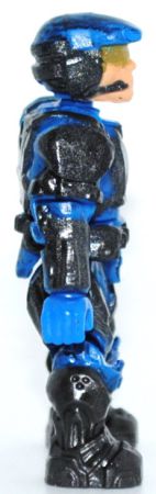 Blue UNSC Marine v3 from the Mega Bloks Halo set 96962 Blue Team: Combat Unit.