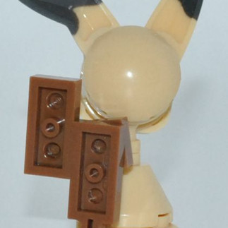 Mimikyu version 1 from the Mega Construx 2017 Pokémon set Mimikyu (FPM03).