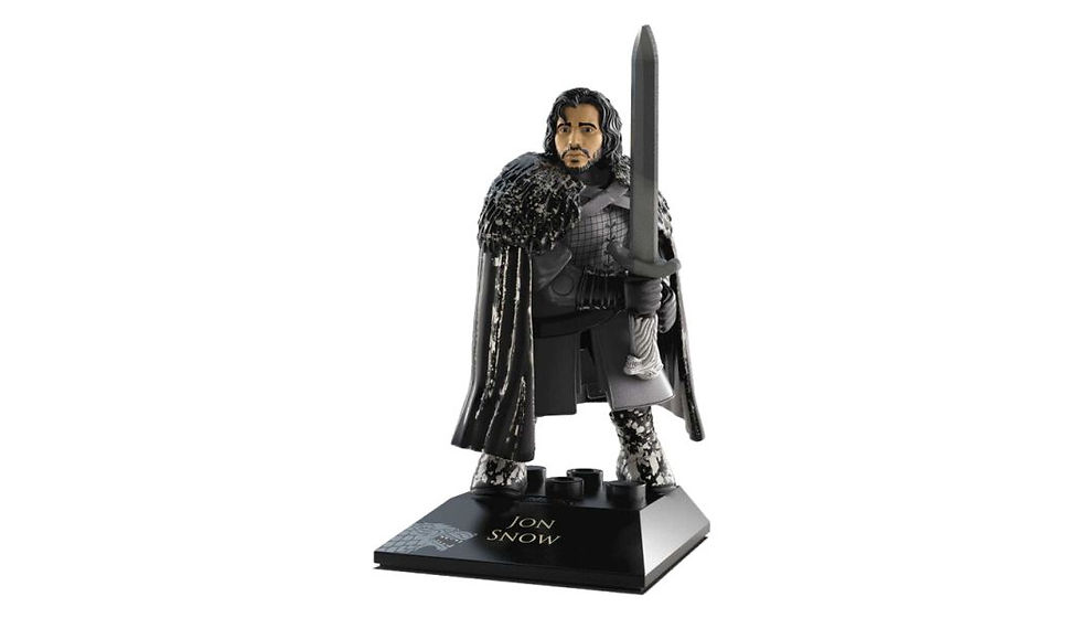 This article is a detailed look at the 2021 Mega Construx action figure Jon Snow (GVR75) based on the HBO tv series Game of Thrones.