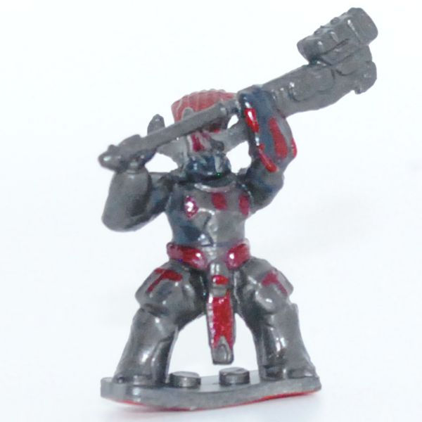 Gray Brute Chieftain from the Mega Bloks Halo 2012 set 96964 Covent Wraith from the Halo Universe Metal Series.