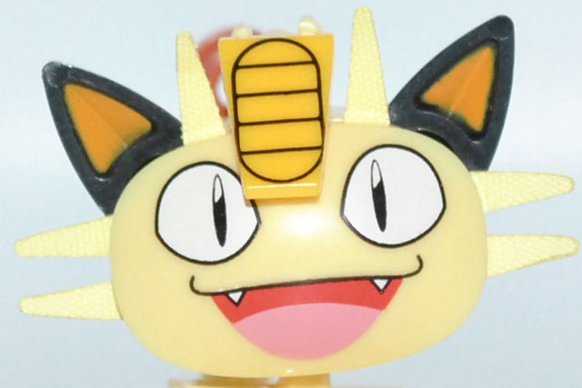 Meowth version 1 from the Mega Construx 2017 Pokémon set Meowth  (DYF08).  