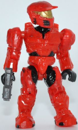 Red Mark II Spartan from the 2011 Mega Bloks Halo Versus set 96961 Red Team: Combat Unit