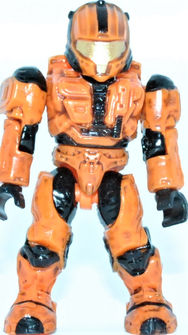 SPARTAN CQB v1 (Orange) was issued with the Mega Bloks 2011 Battlescape. Set number 96837