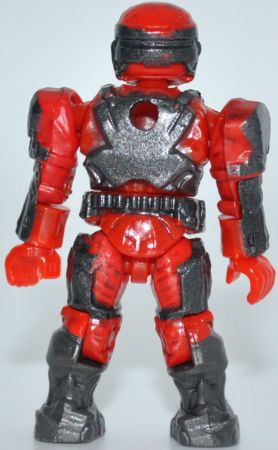 UNSC Marine v3 (red) from the Mega Bloks 2011 Halo set 96961 Red Team Combat Unit