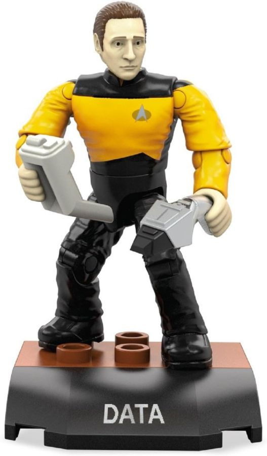 This article contains PDF instructions and detailed information about the 2018 Mega Construx Star Trek Commander Data (FVL46).