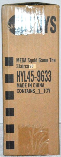 shipping box from the 2025 Mega Squid Game Staircase set