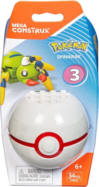 This article contains PDF instructions and detailed information about the 2017 Mega Construx Pokémon set SPINARAK (FPM04).  