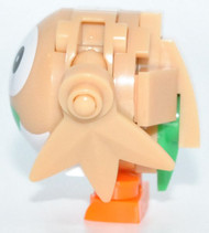 Rowlet version 1 from the Mega Construx 2018 Pokémon set Rowlet vs Eevee (FPM08).