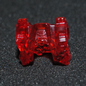 Weapons and accessories from the Red Spartan II in translucent Mk VI Armor. From the 2024 Halo 2 Character pack by Mega.