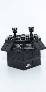 Translucent Green Spartan II from the 2011 Mega Bloks Halo set 96970 Anniversary Edition Troop Pack.