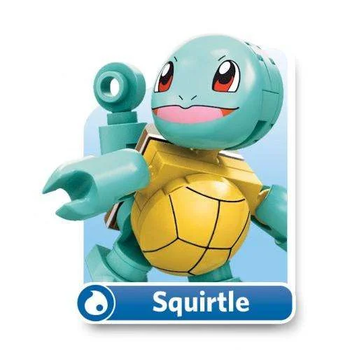 A detailed look at Mega Construx Pokémon set DYF10 Squirtle vs Charmander.