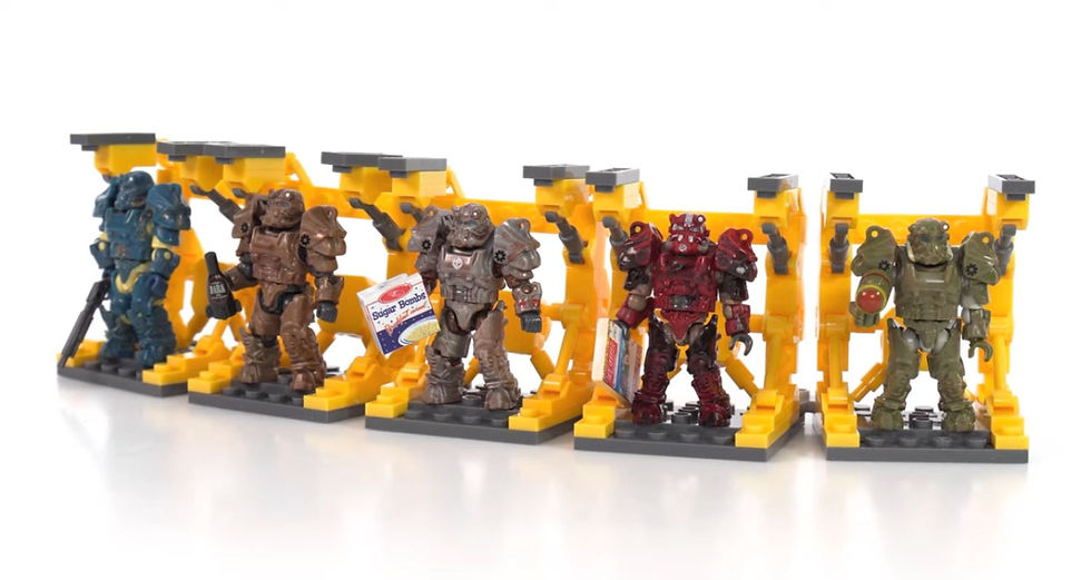 A closer look at the 2024 Mega Fallout T-60 Power Armor Collection (JGR33).