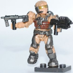 Mega Bloks UNSC Marine v3 (Tan/Desert camo) from their Halo Line.