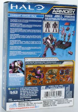 Detail information on the 2012 Mega Halo set 96952 / 97024 Covenant Armory Pack