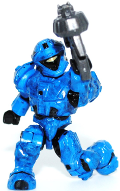 A detail look at the Spartan Recon form the 2011 Mega Bloks Halo set 96967 Assault on High Ground.