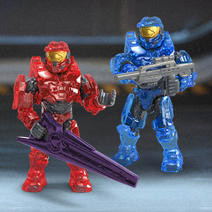 Build a classic rivalry when you pit Red Spartan MK VI vs Blue Spartan MK VI.