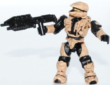 Spartan Scout version 1 (Tan / Desert Camo) from Mega Bloks Halo line.