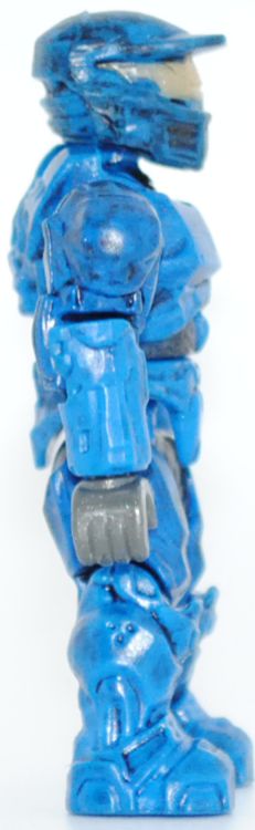 Mega Halo: Spartan II in blue Mark IV armor.