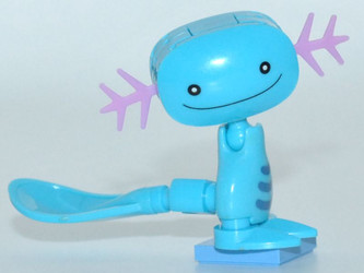 Wooper version 1 from the Mega Construx 2018 Pokémon set Wooper (FNL93).