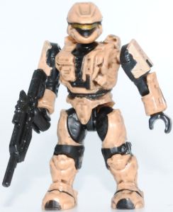 Spartan Scout version 1 (Tan / Desert Camo) from Mega Bloks Halo line.