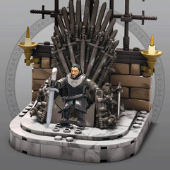 A detailed look at Mega Construx set The Iron Throne (GKM68) based on the HBO tv series Game of Thrones