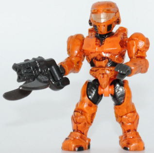 Mega Bloks Halo Mystery Pack Series 3 /  Blind Bag Series 3 Orange Spartan II