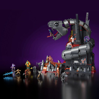 This article contains PDF instructions and detailed information on the Mattel Brick Shop 2026 set Clash at Snake Mountain (JMB31) based on the 2026 Masters of the Universe (MOTU) movie.