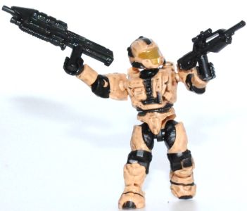 Spartan CQB version 1 (Tan / Desert Camo) from Mega Bloks Halo line.