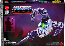 A detailed look at Mattel Brick Shop 2026 Havoc Staff. (JNH53) | Skeletor’s Havoc Staff | Masters of the Universe MOTU