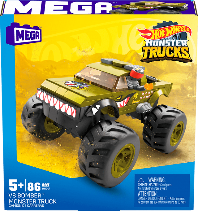 Mega Construx Hot Wheels V8 Bomber Monster Truck