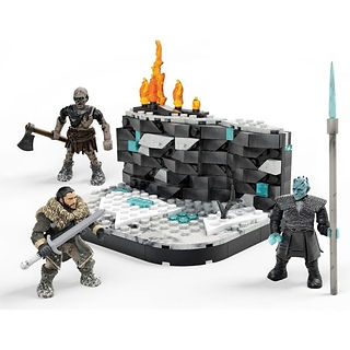 A detailed look at Mega Construx set Battle Beyond the Wall  (GKG96) based on the HBO tv series Game of Thrones