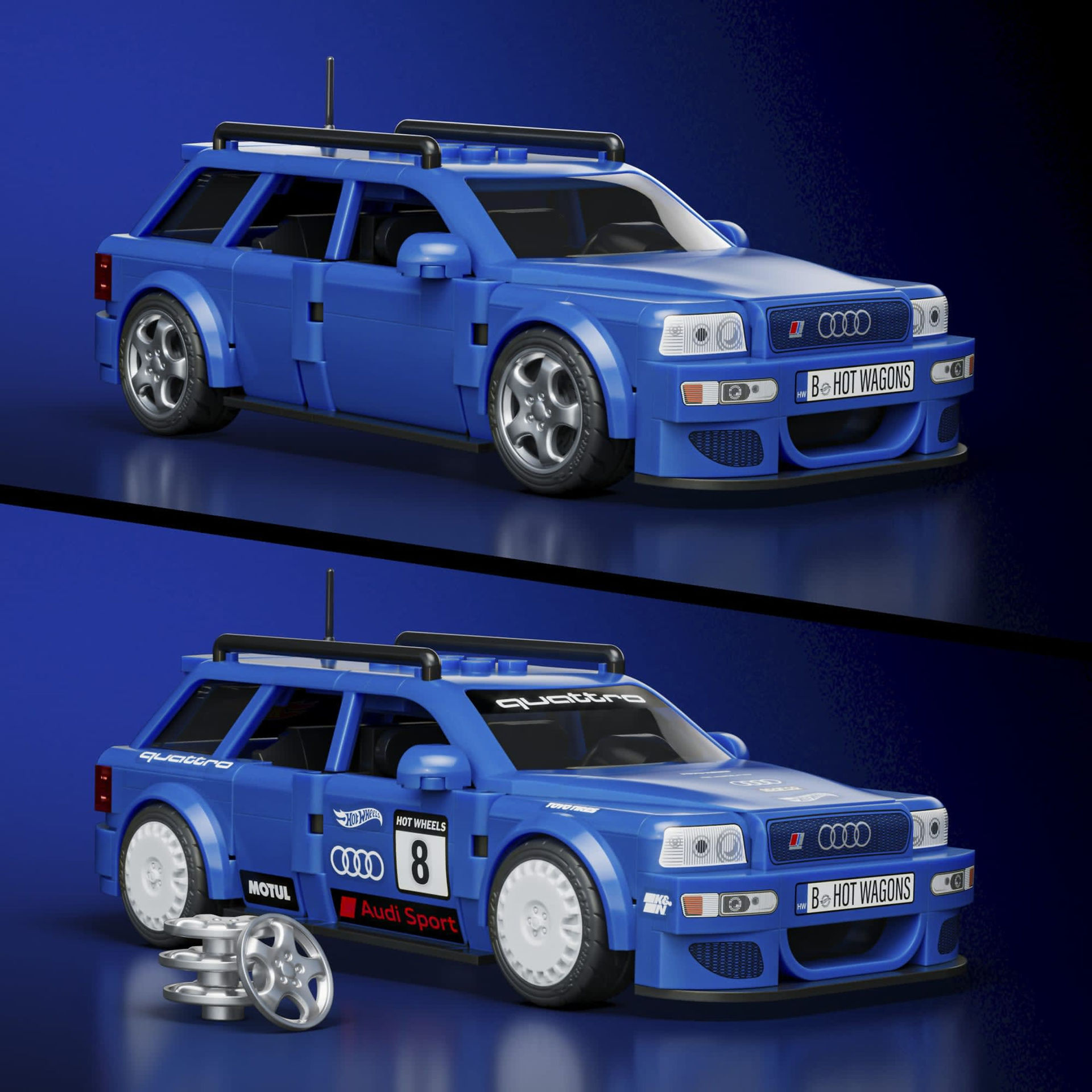 This article offers an in-depth overview and the PDF instruction manual for the ’94 Audi Avant RS2 (JGR28), introduced by Mattel Brick Shop / Hot Wheels as part of the 2025 collection of buildable car sets. 