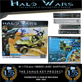 2009 Mega Bloks Halo set 96805 UNSC Warthog