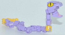 Ekans version 1 from the Mega Construx 2017 Pokémon set Ekans (FFJ93).