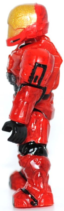 Red EVA Spartan from the 2011 Mega Halo Versus set 96956 Red Team Weapons Pack