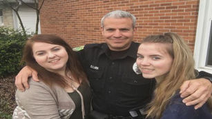 Retiring Indiana police officer gets surprise radio call on last day