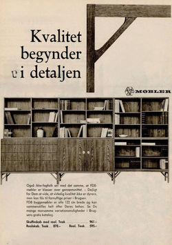 Børge Mogensen Fdb CM Madsen gl reklame