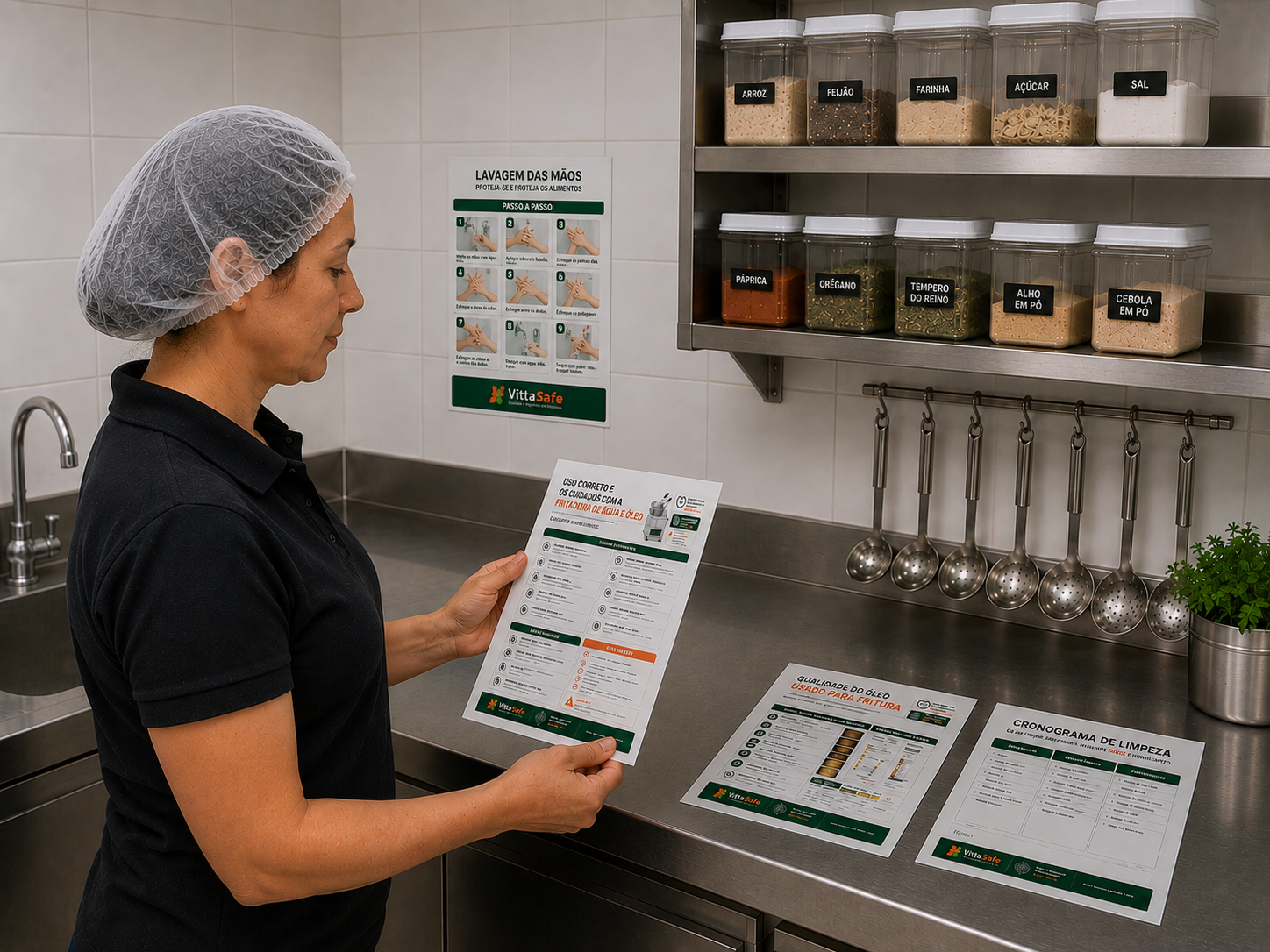 Kit Digital de Infográficos – Boas Práticas de Manipulação de Alimentos