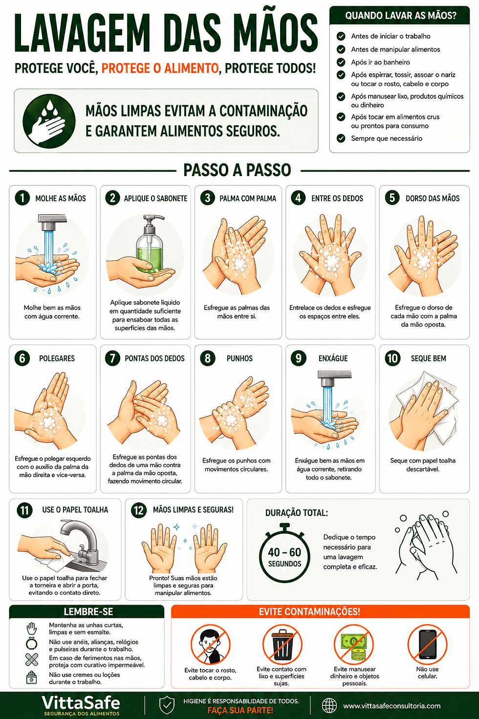 Miniatura: Kit Digital de Infográficos – Boas Práticas de Manipulação de Alimentos