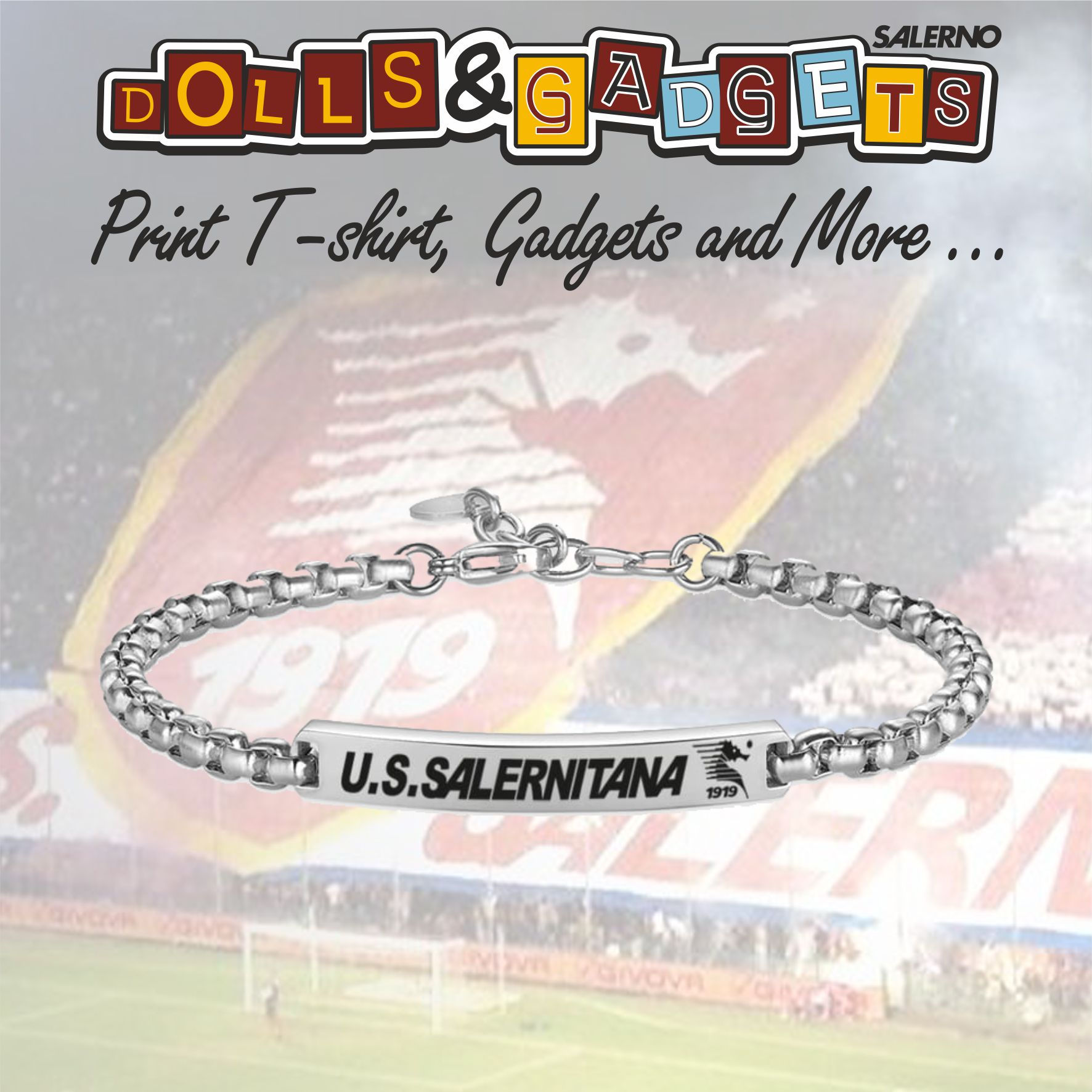 BRACCIALE TARGHETTA US SALERNITANA