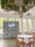 5D light blue and white florals