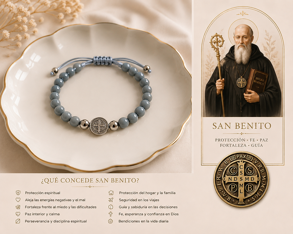 Thumbnail: Saint Benedict Protection Bracelet