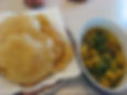 POORI-SHAK(vegetable of the day)