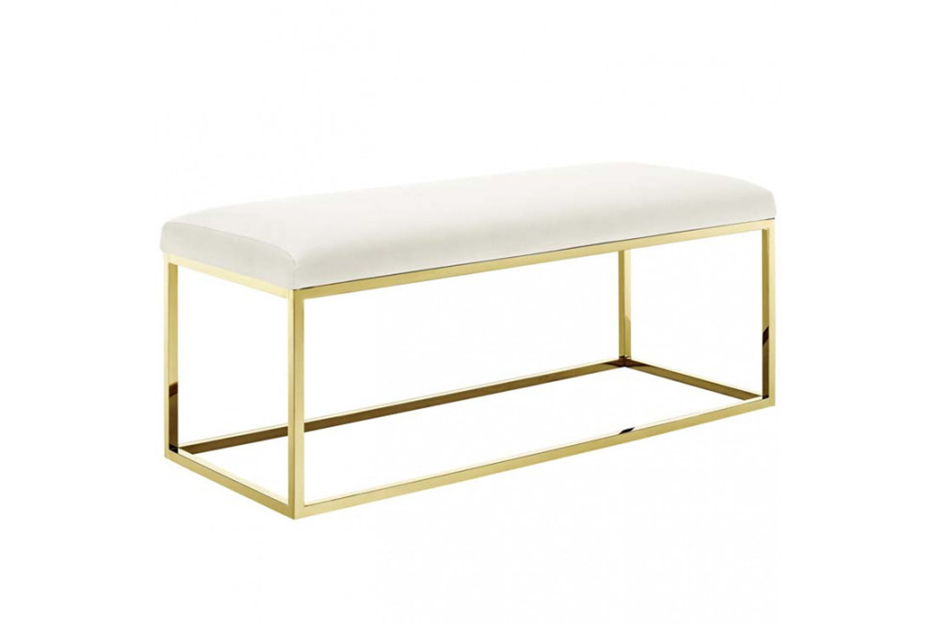 Soft Bench Krem-Gold Ayak