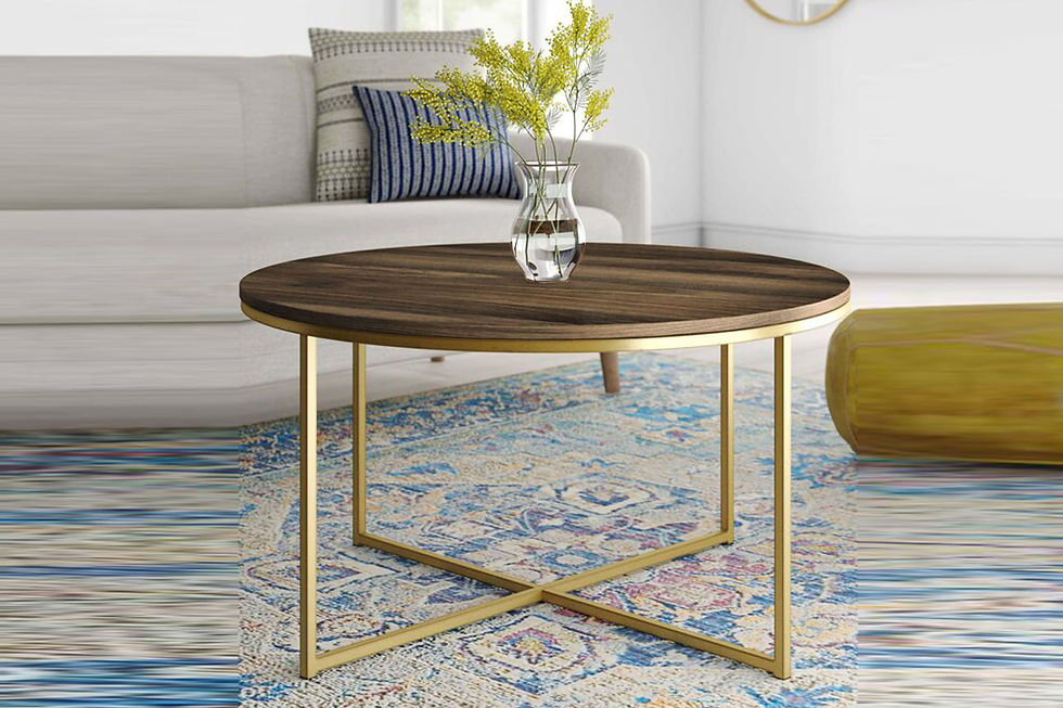 Londra Orta Sehpa Ceviz-Gold