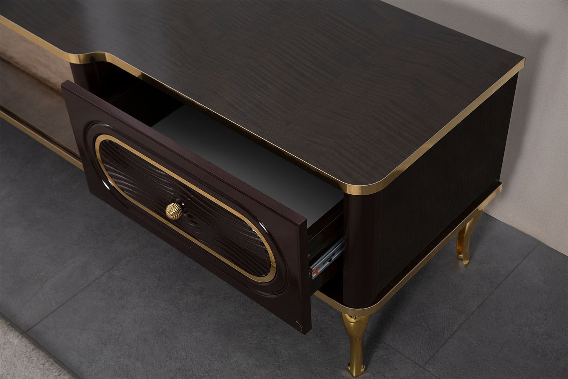 Lexus Şömineli Tv Ünitesi 180cm