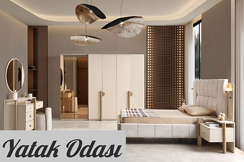 modern yatak odası