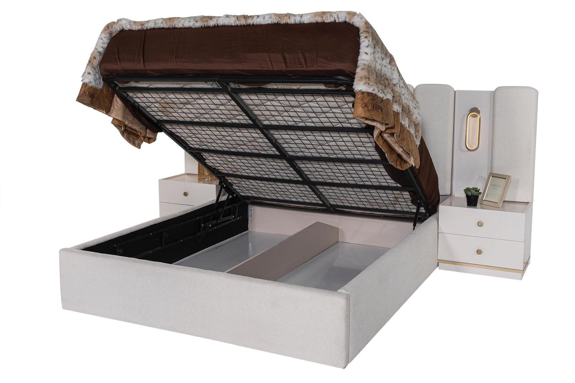 Stil Yatak Odası Beyaz